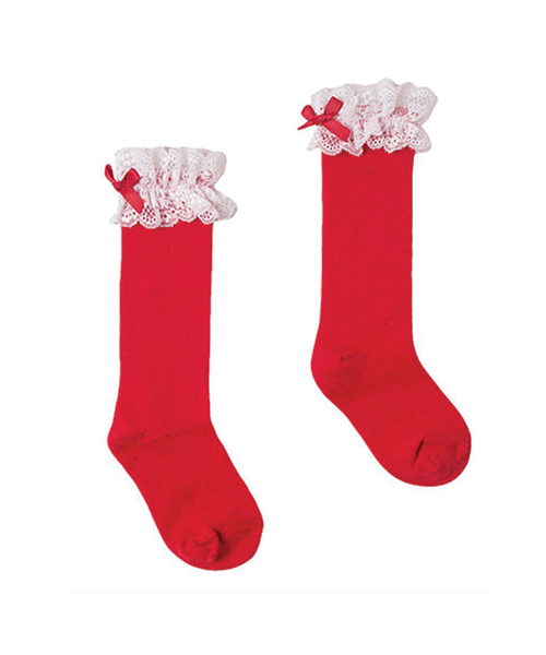 Poppy-rose-boutique-Newness-girls-nred-lace-frill-socks